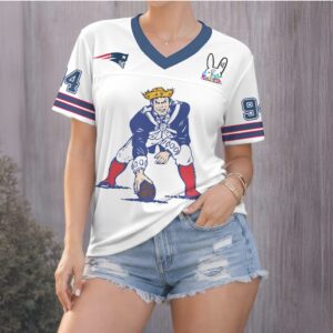 New England Patriots Puerto Rico Flag Coqui Frog Football Fan Graphic Jersey