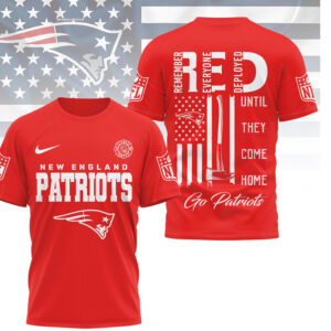 New England Patriots RED Remember Everyone Deployed Military Support Firefighter Tribute Shirt New England Patriots RED Remember Everyone Deployed Military Support Firefighter Tribute Shirt