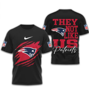 New England Patriots They Not Like Us T Shirt Distressed Claw Graphic T Shirt New England Patriots They Not Like Us T Shirt Distressed Claw Graphic T Shirt