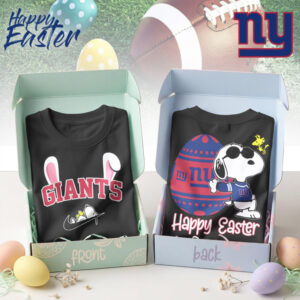 New York Giants Snoopy Happy Easter Egg Hunt Nike Logo Football Shirt New York Giants Snoopy Happy Easter Egg Hunt Nike Logo Football Shirt