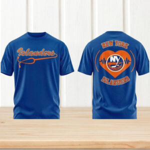 New York Islanders Healthcare Appreciation Night Blue Stethoscope Logo NHL Fan Shirt New York Islanders Healthcare Appreciation Night Blue Stethoscope Logo NHL Fan Shirt