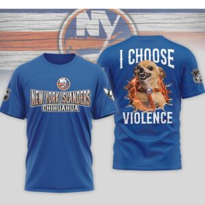 New York Islanders I Choose Violence Funny Chihuahua Dog Angry Hockey Fan Shirt New York Islanders I Choose Violence Funny Chihuahua Dog Angry Hockey Fan Shirt