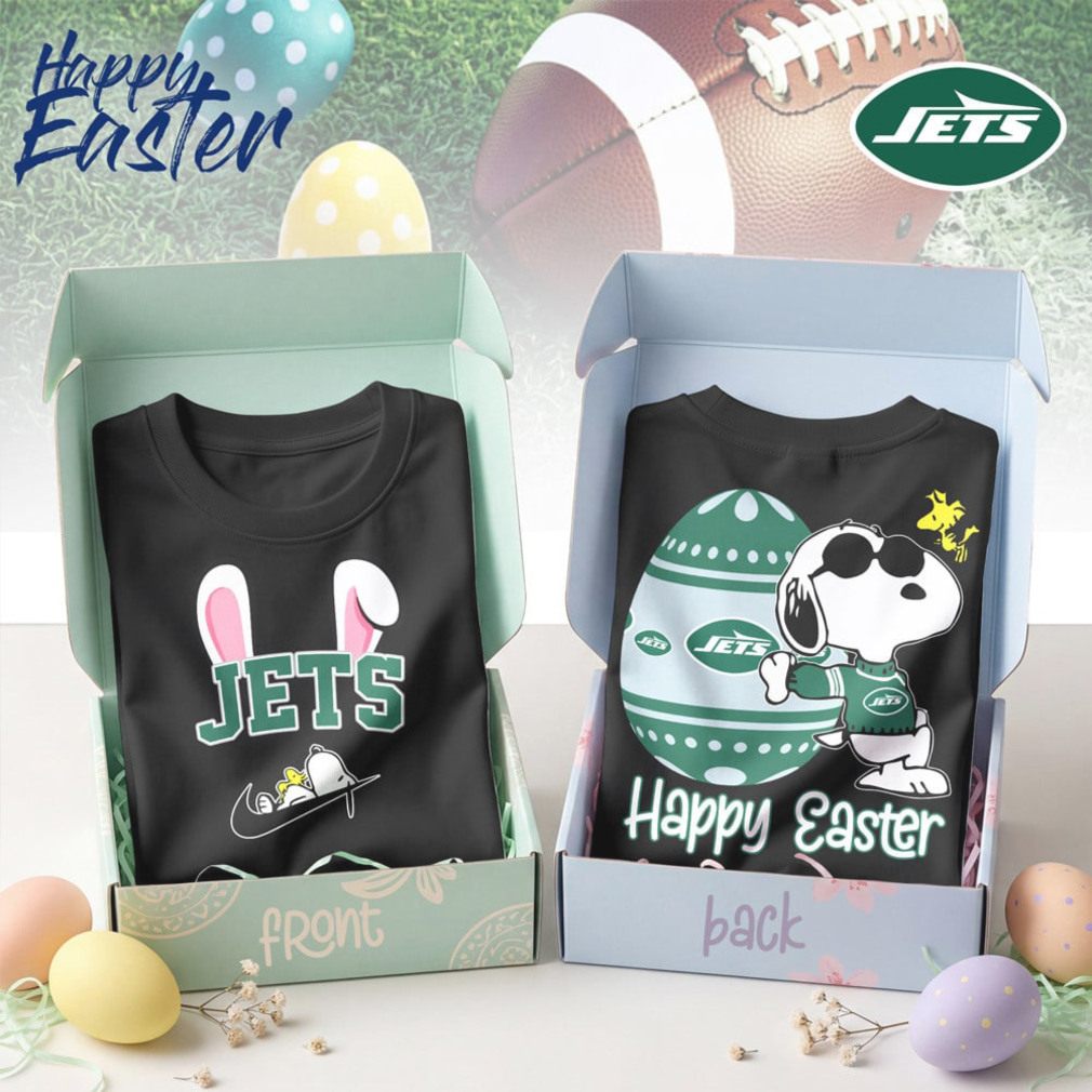 New York Jets Snoopy Happy Easter Bunny Ears Nike Logo Football Shirt New York Jets Snoopy Happy Easter Bunny Ears Nike Logo Football Shirt