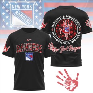 New York Rangers MMIW Awareness Hockey Indigenous Women Support Shirt