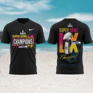 Nike Seattle Seahawks Super Bowl LX Champions tshirt