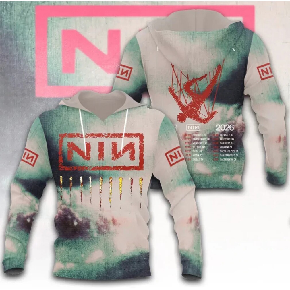 Nine Inch Nails 2026 World Tour Industrial Rock Band NIN Graphic T Shirt Nine Inch Nails 2026 World Tour Industrial Rock Band NIN Graphic T Shirt