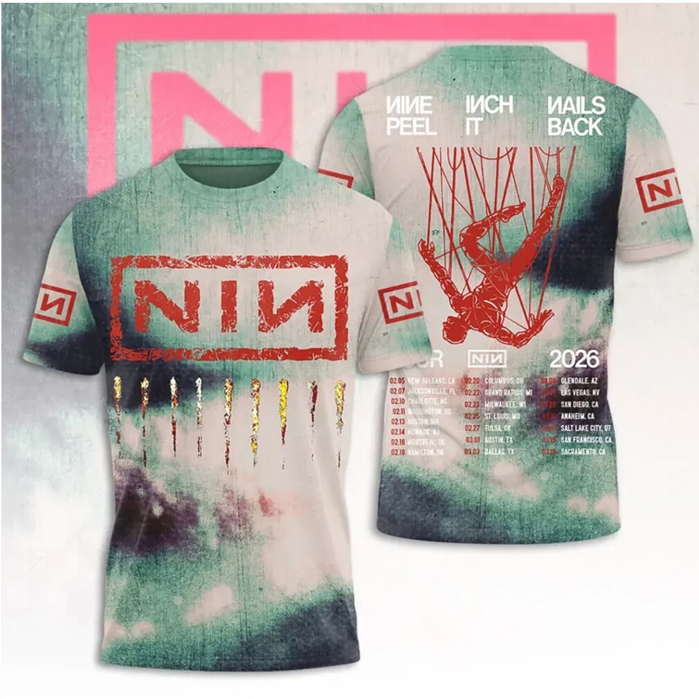 Nine Inch Nails 2026 World Tour Industrial Rock Band NIN Graphic T Shirt Nine Inch Nails 2026 World Tour Industrial Rock Band NIN Graphic T Shirt