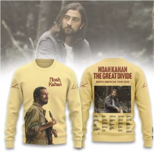 Noah Kahan The Great Divide North American Tour 2026 Vintage Concert Hoodie
