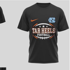 North Carolina Tar Heels Football Harley Biker Skull Wings Graphic T Shirt