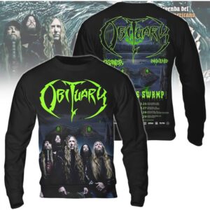 Obituary Out Of The Swamp 2026 Live Tour Death Metal Band tshirt Obituary Out Of The Swamp 2026 Live Tour Death Metal Band tshirt