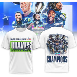 Official Seattle Seahawks Super Bowl Champions Game Day Graphic T Shirt