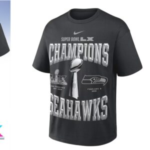 Official Seattle Seahawks Super Bowl LX Champions 2026 Trophy Logo Fan Shirt Official Seattle Seahawks Super Bowl LX Champions 2026 Trophy Logo Fan Shirt