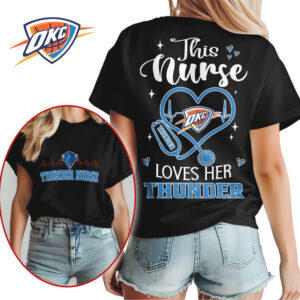Oklahoma City Thunder Nurse Heart Stethoscope Vintage Basketball Healthcare Professional Gear Shirt Oklahoma City Thunder Nurse Heart Stethoscope Vintage Basketball Healthcare Professional Gear Shirt
