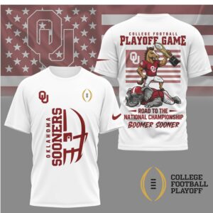 Oklahoma Sooners College Football Playoff Game Road To National Championship Graphic Shirt