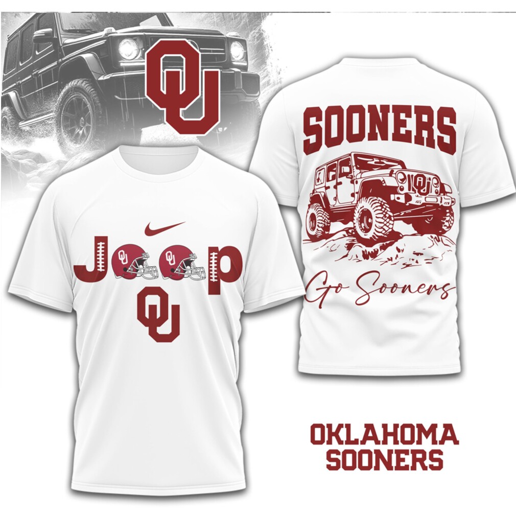 Oklahoma Sooners Jeep Graphic Boomer Sooner Vintage Game Day Apparel Shirt Oklahoma Sooners Jeep Graphic Boomer Sooner Vintage Game Day Apparel Shirt