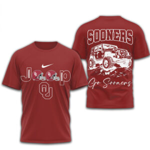 Oklahoma Sooners Jeep Graphic Boomer Sooner Vintage Game Day Apparel Shirt