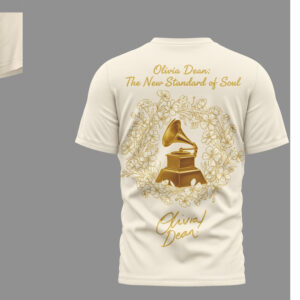 Olivia Dean The New Standard Of Soul Grammy Award Vintage Aesthetic Graphic Music Tee