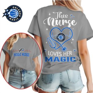 Orlando Magic Nurse Heart Stethoscope Graphic Vintage Basketball Game Day Apparel Shirt