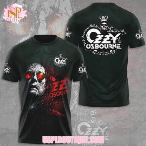 Ozzy Osbourne Prince Of Darkness Rock Legend Portrait Black Graphic T Shirt And Hoodie