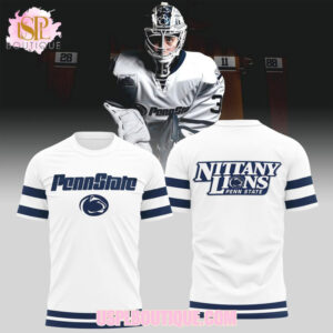 Penn State Nittany Lions Hockey White Striped Performance Hoodie Collegiate Sports Fan Gear Penn State Nittany Lions Hockey White Striped Performance Hoodie Collegiate Sports Fan Gear