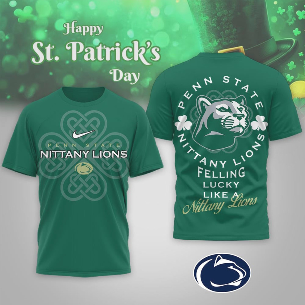 Penn State Nittany Lions St. Patrick’s Day Lucky Clover Performance Graphic T Shirt Penn State Nittany Lions St. Patrick’s Day Lucky Clover Performance Graphic T Shirt