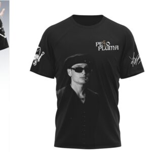 Peso Pluma Dinastia & Friends World Tour 2026 Black Graphic Rap Tee