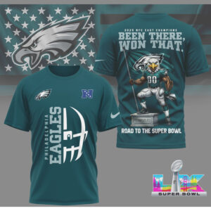 Philadelphia Eagles 2025 NFC East Champions Been There Won That Super Bowl Shirt