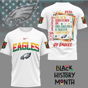 Philadelphia Eagles Black History Month Anniversary NFL Football Fan T Shirt