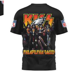 Philadelphia Eagles KISS Rock Band NFL Football Music Mashup tshirt