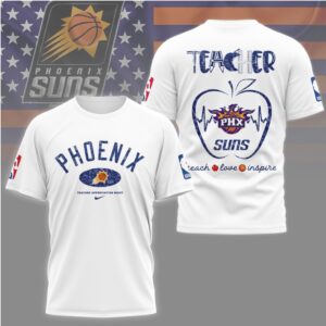 Phoenix Suns Teacher Appreciation Night Shirt Phoenix Basketball Teacher Teach Love Inspire Shirt