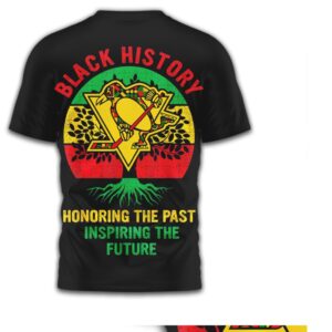 Pittsburgh Penguins Black History Month Vintage Style African Heritage Hockey Shirt