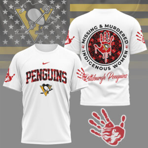Pittsburgh Penguins MMIW Awareness Hockey Indigenous Women Support Shirt
