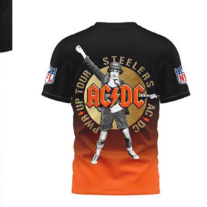 Pittsburgh Slers ACDC World Tour Rock Band Power Up tshirt
