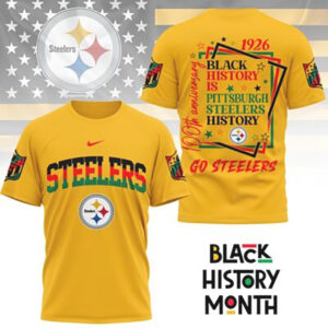 Pittsburgh Slers Black History Month 1926 Anniversary NFL Fan T Shirt