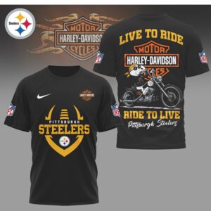 Pittsburgh Slers Harley Davidson Mascot Game Day Football Fan tshirt Pittsburgh Slers Harley Davidson Mascot Game Day Football Fan tshirt