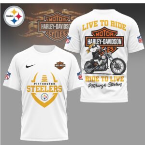 Pittsburgh Slers Harley Davidson Mascot Game Day Football Fan tshirt