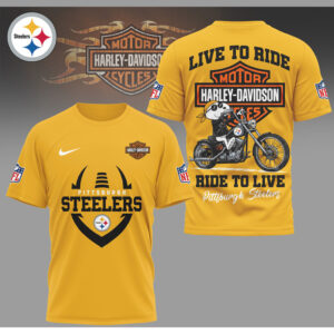 Pittsburgh Slers Harley Davidson Mascot Game Day Football Fan tshirt