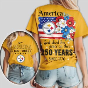 Pittsburgh Steelers America 250 Years Since 1776 Patriotic Independence Day Shirt
