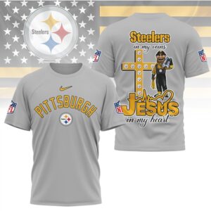 Pittsburgh Steelers Jesus In My Heart Christian Faith Football Fan Graphic T Shirt Pittsburgh Steelers Jesus In My Heart Christian Faith Football Fan Graphic T Shirt