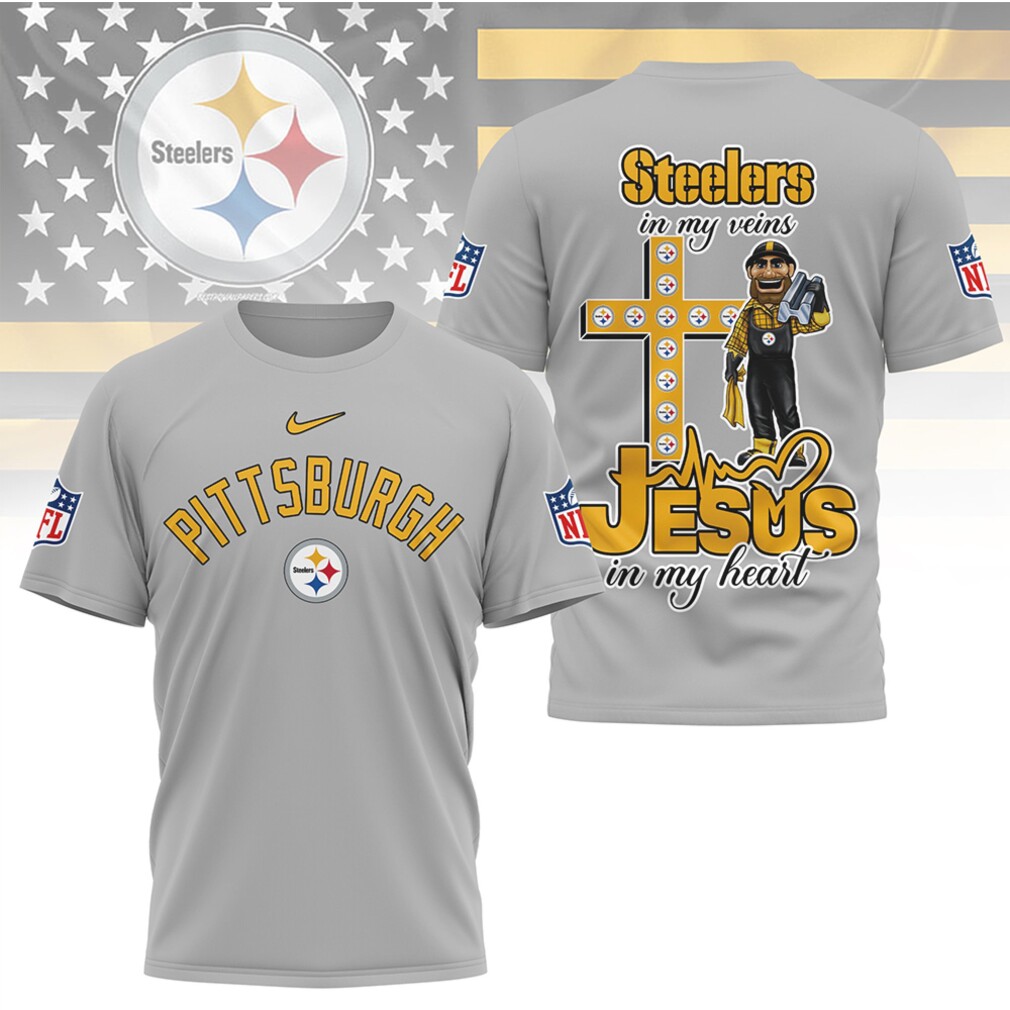 Pittsburgh Steelers Jesus In My Heart Christian Faith Football Fan Graphic T Shirt Pittsburgh Steelers Jesus In My Heart Christian Faith Football Fan Graphic T Shirt