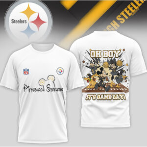 Pittsburgh Steelers Mickey Mouse Oh Boy It’s Game Day Gold Football Fan Shirt Pittsburgh Steelers Mickey Mouse Oh Boy It’s Game Day Gold Football Fan Shirt