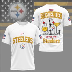 Pittsburgh Steelers This Bartender Loves The Steelers Vintage Game Day T Shirt Pittsburgh Steelers This Bartender Loves The Steelers Vintage Game Day T Shirt