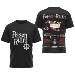 Poison Ruïn 2026 North East American Tour Hymns From The Hills Punk T Shirt