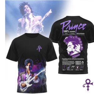 Prince 100 Percent Element Mysterious Genius Revolutionary Tribute Portrait T Shirt
