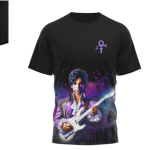 Prince 100 Percent Element Mysterious Genius Revolutionary Tribute Portrait T Shirt