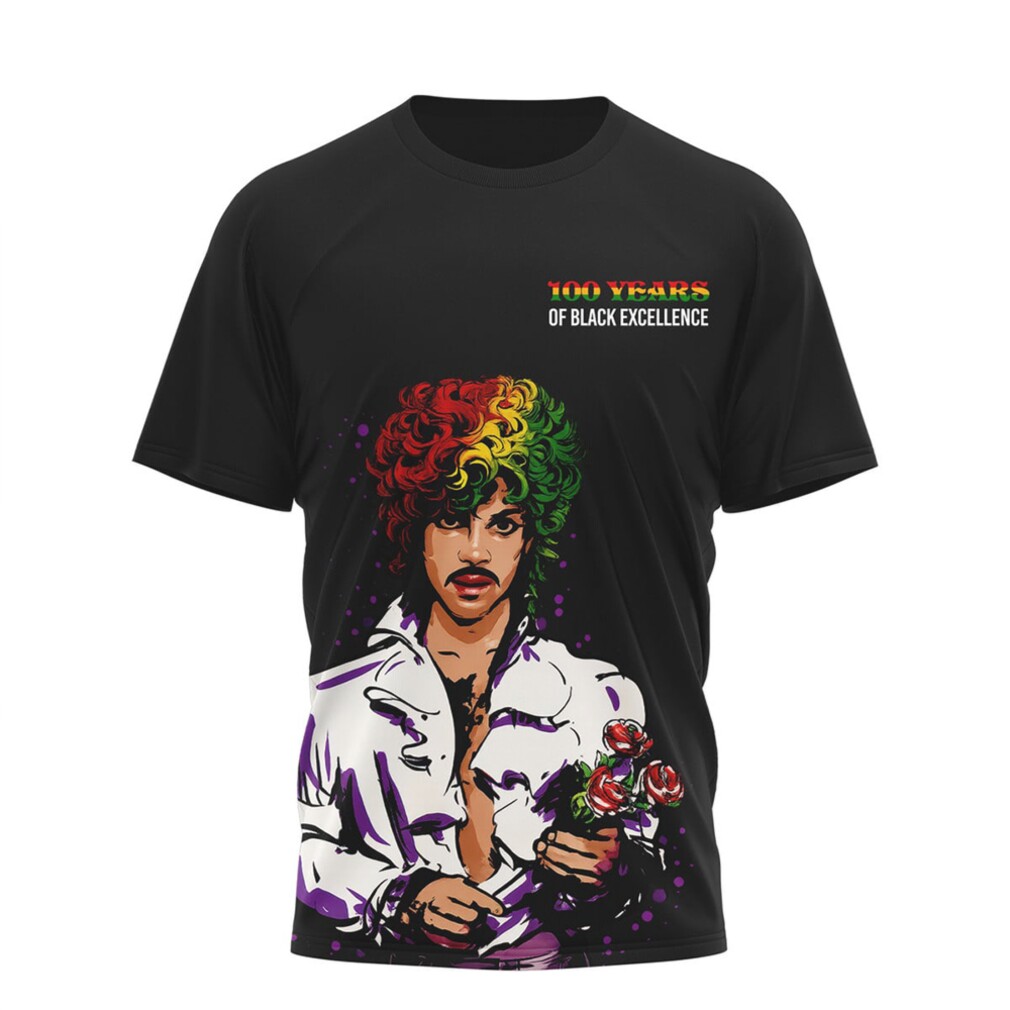 Prince History Month 100 Years Of Excellence American History Legend T Shirt Prince History Month 100 Years Of Excellence American History Legend T Shirt