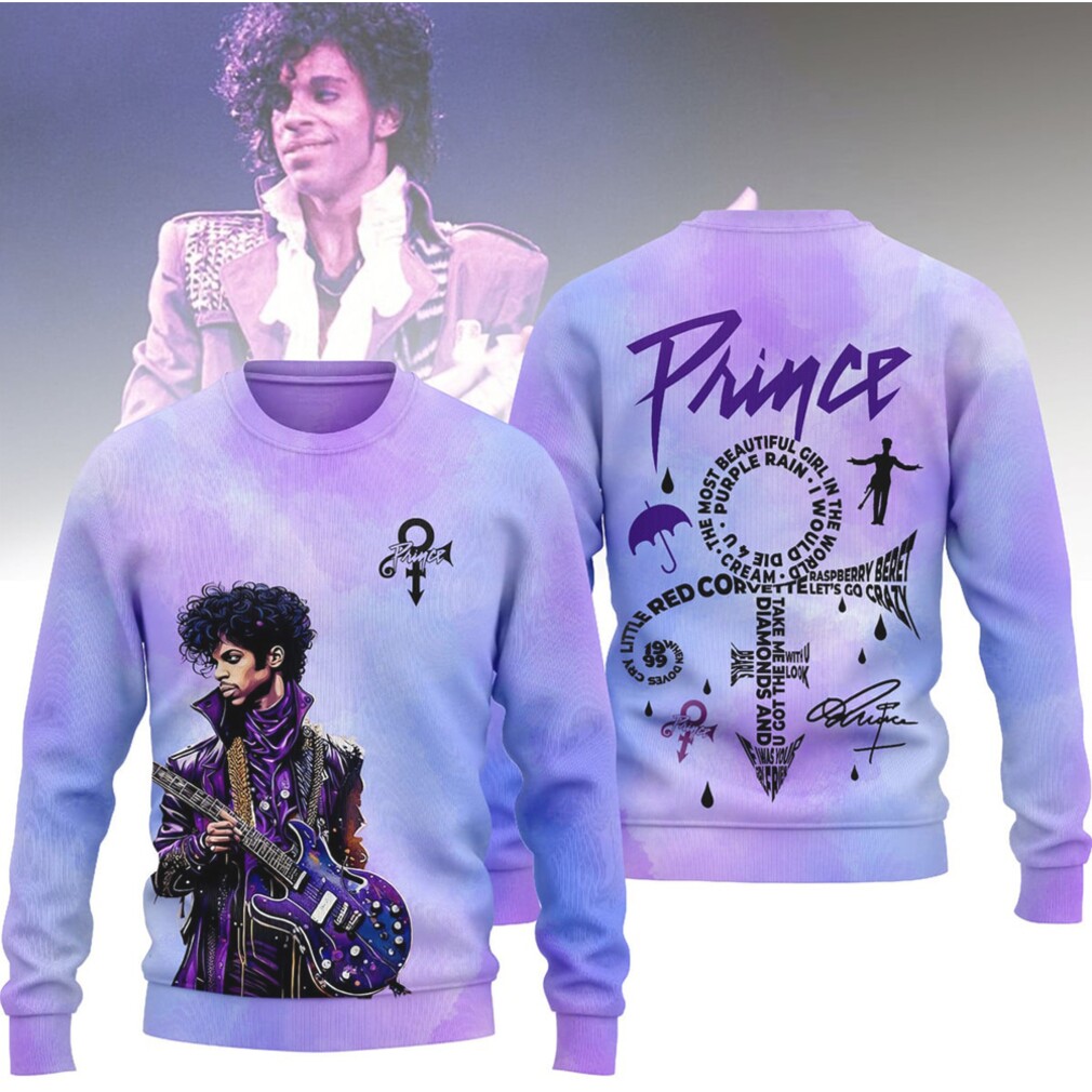 Prince Purple Rain Artist Portrait Aesthetic Blue Lavender Graphic T Shirt Prince Purple Rain Artist Portrait Aesthetic Blue Lavender Graphic T Shirt