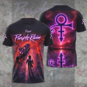 Prince Purple Rain Symbol Logo Graphic Polo Shirt Vintage Rock Star Fashion Hoodie