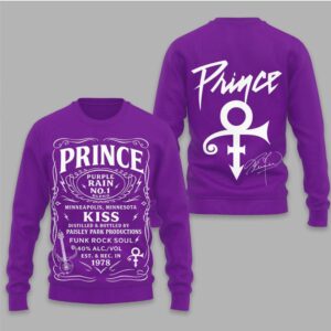 Prince Purple Rain Whiskey Label Style Funk Rock Soul Purple Graphic T Shirt Prince Purple Rain Whiskey Label Style Funk Rock Soul Purple Graphic T Shirt