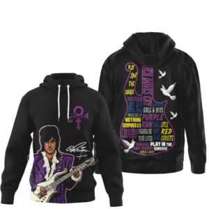 Prince When Doves Cry Guitar Lyric Graphic Collection T Shirt